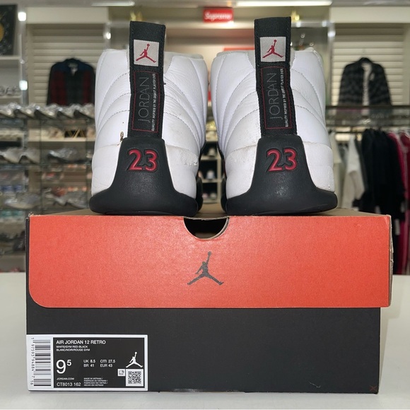 Air Jordan 12 Retro 'Taxi Flip' - WORN WITH BOX - Picture 4 of 6